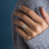 Zoom in on Formation Ring, Pear Cut