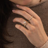To A Flame Ring, Rose Cut (14k Yellow Gold)