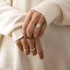 Zoom in on Poppy Seed Ring, Oval Cut