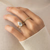 Hillside Ring, Pear Cut