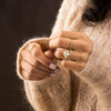 Moonrise Ring, Radiant Cut