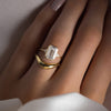 Zoom in on Evenfall Ring, Emerald Cut (       )