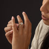Zoom in on On The Horizon Ring, Cushion Cut