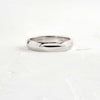 Half Round Band, 6mm, Size 9 - In Stock (14k White Gold - 6mm - Size 9)