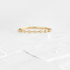 Petite Diamond Distance Band - In Stock (14k Yellow Gold)