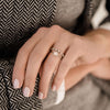 Zoom in on Diamond Distance Band - In Stock (14k White Gold)