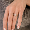 Zoom in on Wisp Band - In Stock (14k White Gold)