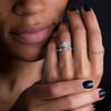 Zoom in on Interwoven Band - In Stock (14k White Gold)