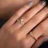 Zoom in on Diamond Distance Band - In Stock (14k Yellow Gold)