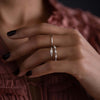 Zoom in on Interwoven Band - In Stock (14k White Gold)