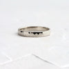 Hammered Band, 3mm, Size 7.5 - In Stock