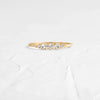 Asscher Cut Diamond Band - In Stock (14k Yellow Gold)