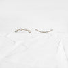 Zoom in on Petite Diamond Distance Studs - In Stock (14k White Gold)