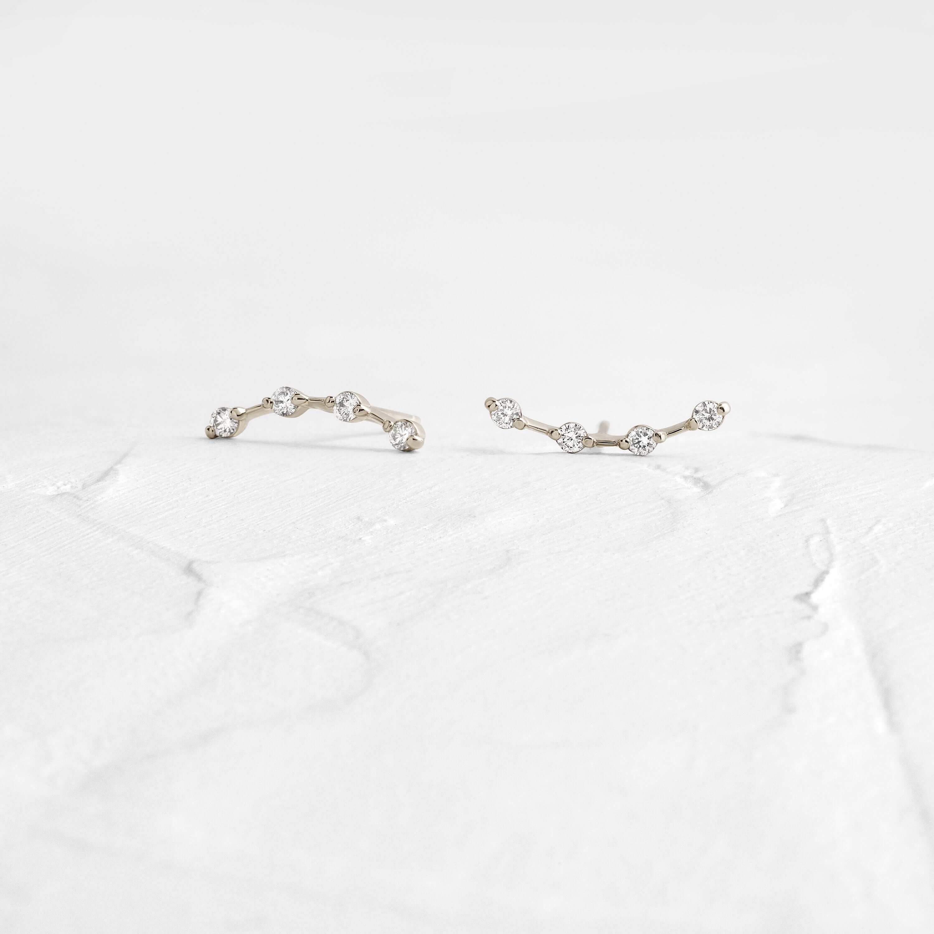 Petite Solitaire Studs