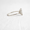 Zoom in on Snowdrift Ring, 1.61ct. Lab-Grown Marquise Cut (14k White Gold)