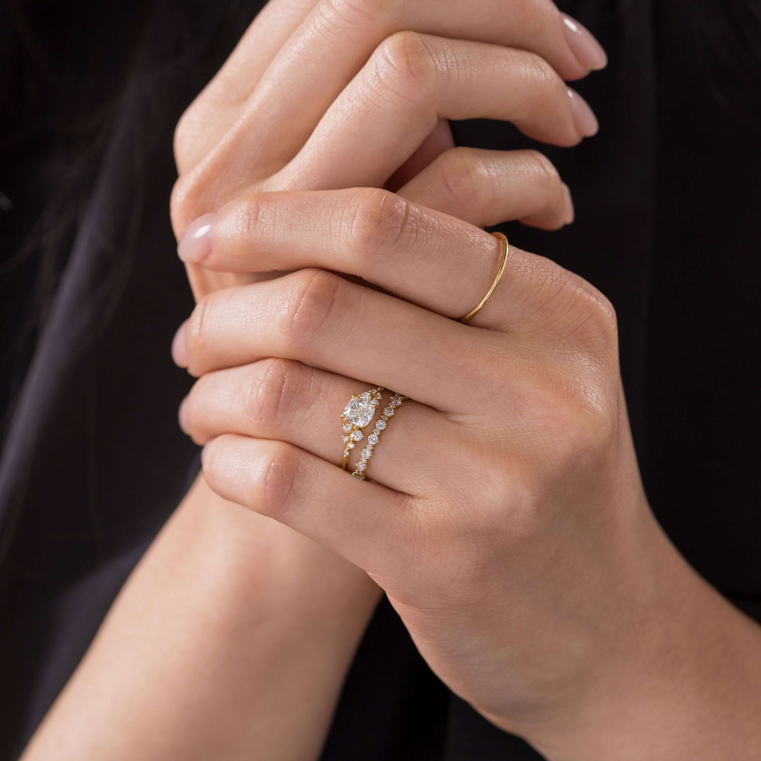 Melanie Casey Snowdrift Handcrafted Engagement Ring