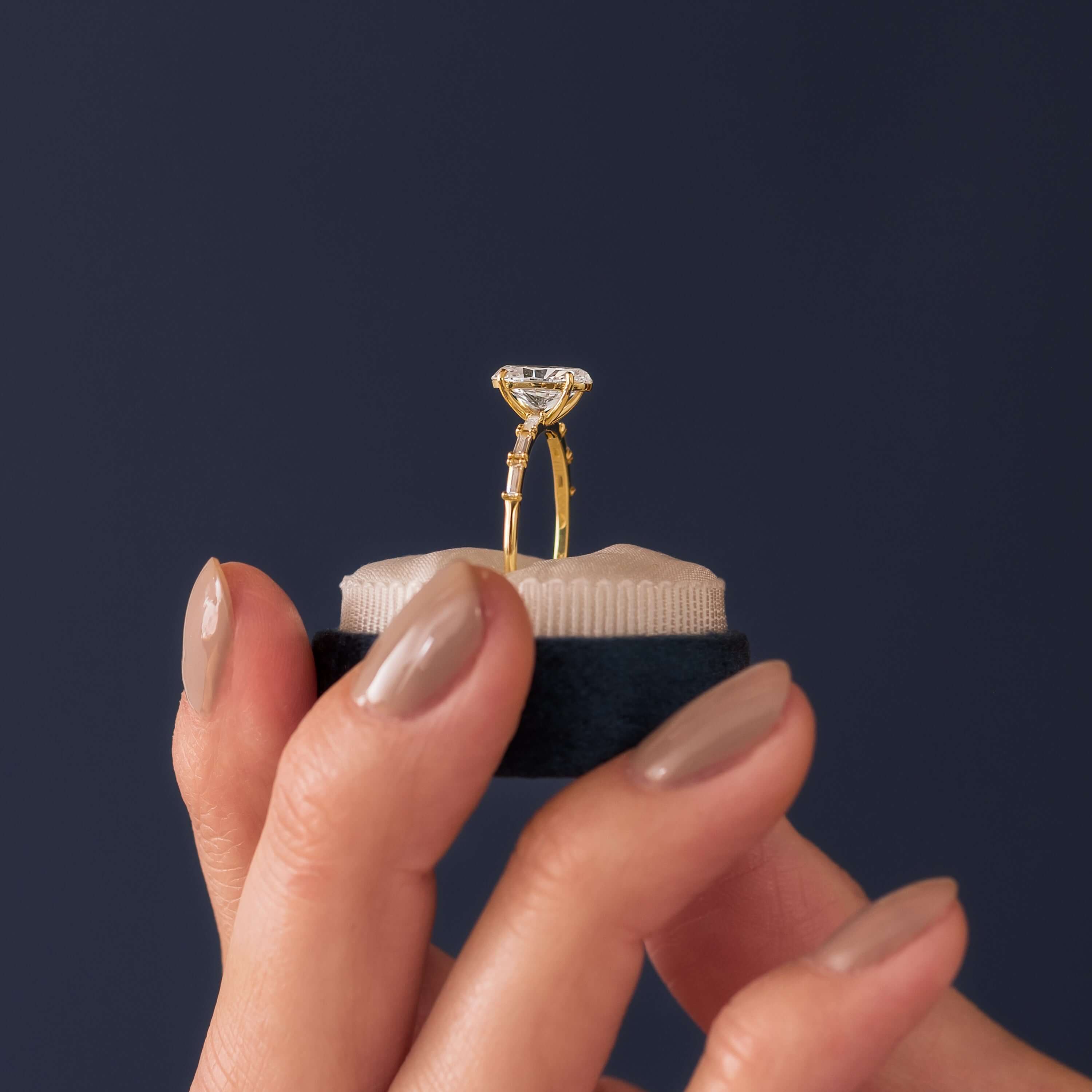 1.26 carat Six Stone Diamond Ring on 14K Gold