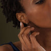 Petite Solitaire Threader (14k Yellow Gold)
