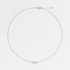 Zoom in on Tinsel Necklace (14k White Gold)