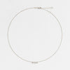 Zoom in on Tinsel Necklace - In Stock (14k White Gold)