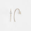 Zoom in on Petite Solitaire Threader (14k White Gold)