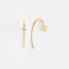 Zoom in on Petite Solitaire Threader (14k Yellow Gold)
