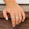 Zoom in on Row Band (5mm, High Polish, 14k Yellow Gold)