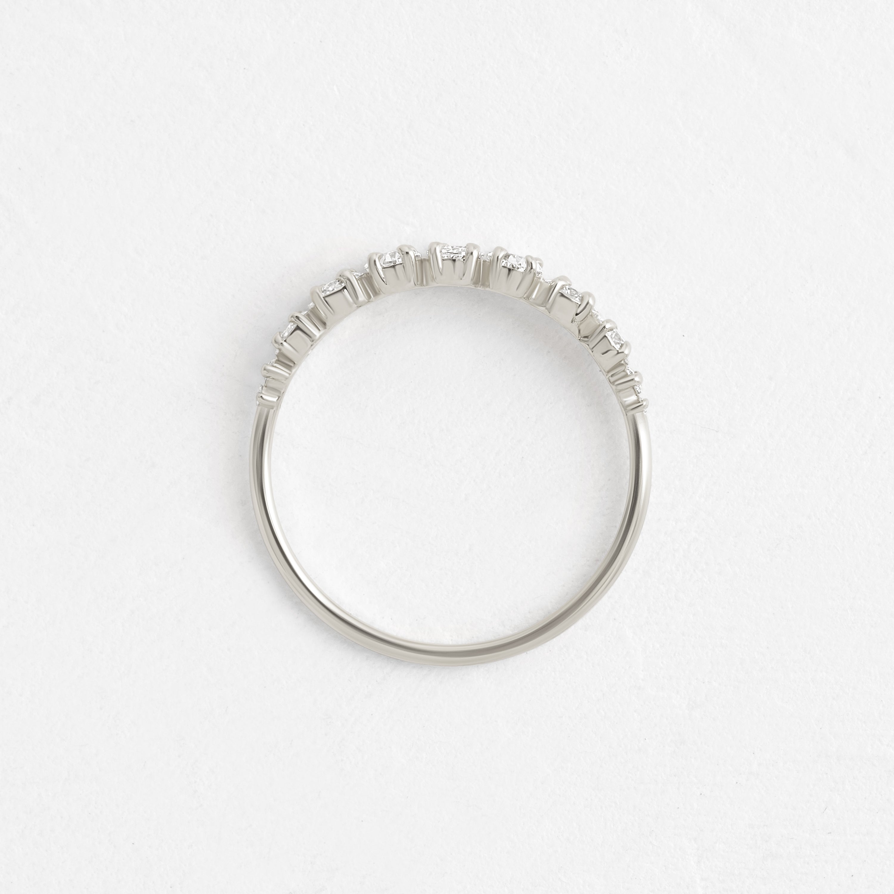 Perspective Band Engagement Ring by Melanie Casey