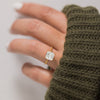 Zoom in on Hillside Ring, Cushion Cut (  )