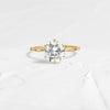 Hillside Ring, Round Cut (14k Yellow Gold)