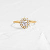 Helio Ring, 0.4ct. Natural Faint Pink Diamond (14k Yellow Gold)