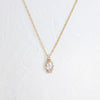 Atoll Necklace, Pink Sapphire - In Stock - OOS (14k Yellow Gold)