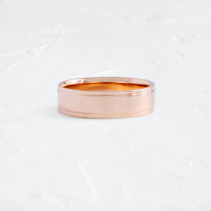 |14k Rose Gold - 7mm - Size 13