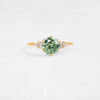 Blossom Ring, 1.24 ct. Green Diamond - OOS (14k Yellow Gold)