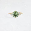 Snowdrift Ring, 2.02ct. Green Diamond - OOS (14k Yellow Gold)