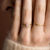Zoom in on Hillside Ring, Pear Cut