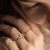 Zoom in on Hillside Ring, Pear Cut