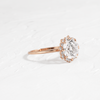 Zoom in on Sapling Ring, Round Cut ( 14k Rose Gold)