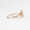 Zoom in on Sapling Ring, Round Cut (14k Rose Gold)
