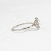 Zoom in on Sapling Ring, Round Cut (14k White Gold)