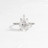 Zoom in on Hillside Ring, Pear Cut (Platinum)