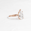 Zoom in on Hillside Ring, Pear Cut ( 14k Rose Gold)