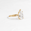 Zoom in on Hillside Ring, Pear Cut (14k Yellow Gold)