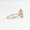 Zoom in on Hillside Ring, Pear Cut (14k Rose Gold)