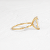 Zoom in on Hillside Ring, Emerald Cut (14k Yellow Gold)