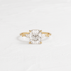Zoom in on Windlass Ring, Cushion Cut (14k Yellow Gold)