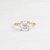 Windlass Ring, Cushion Cut (14k Yellow Gold)