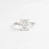 Zoom in on Windlass Ring, Radiant Cut (14k White Gold)