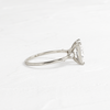 Zoom in on Windlass Ring, Radiant Cut (14k White Gold)
