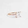 Zoom in on Trestle Ring, Asscher Cut ( 14k Rose Gold)